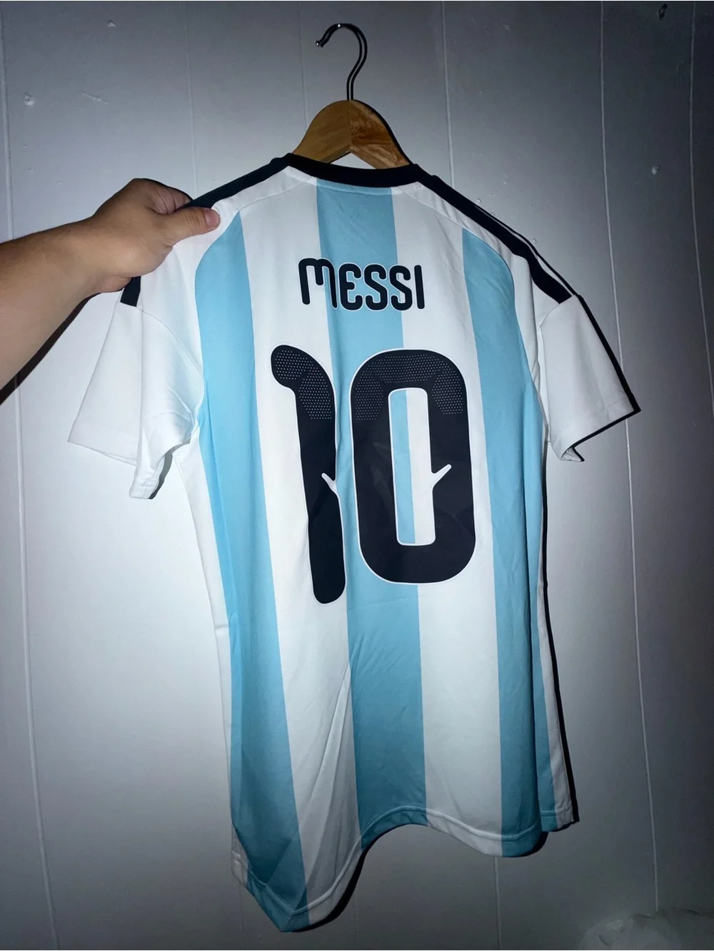 Men Adidas Lionel Messi home jersey #10 Size S